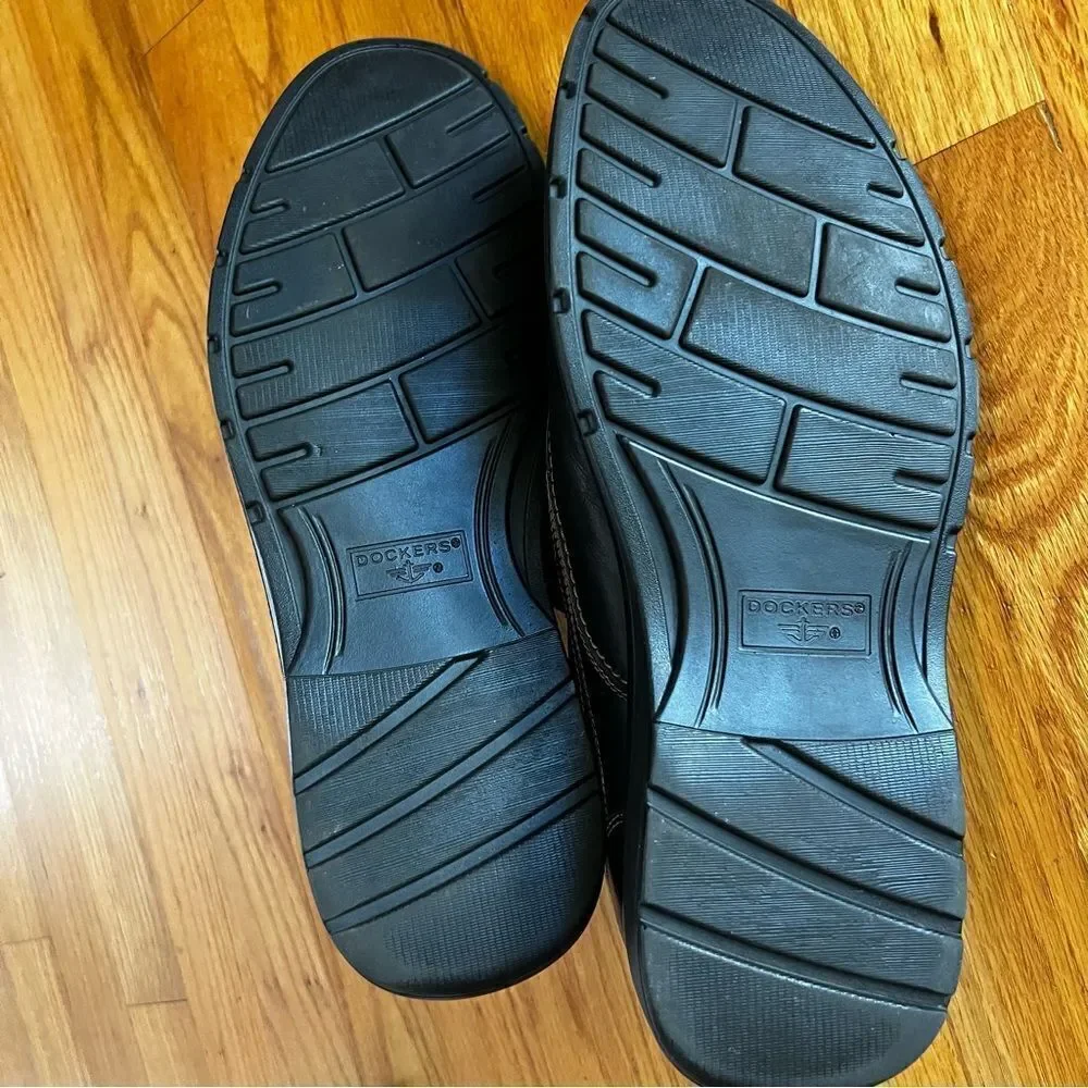 Dockers Black Slip On Loafers Size 12